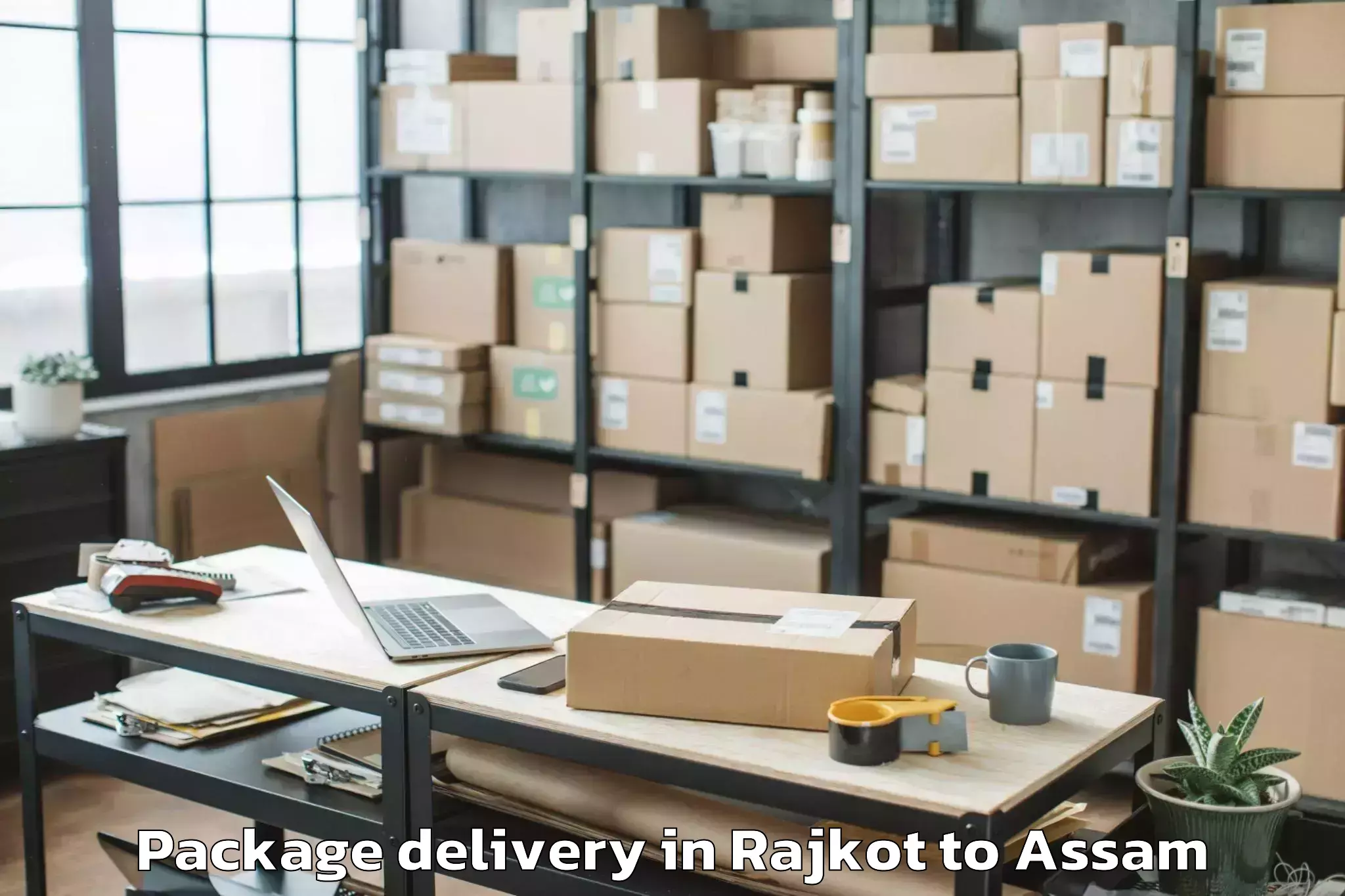 Book Rajkot to Sissibargaon Package Delivery Online